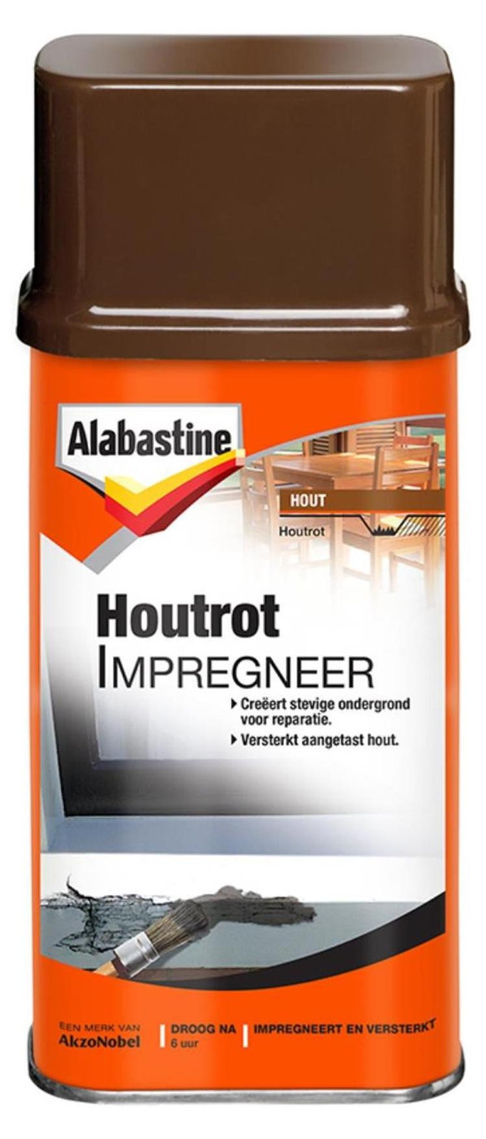 Alabastine Houtrotvuller impregneermiddel 0,25 l