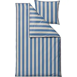 Ray Linen Bettwäsche, blau, mit Kissenbezug 60 x 63 cm