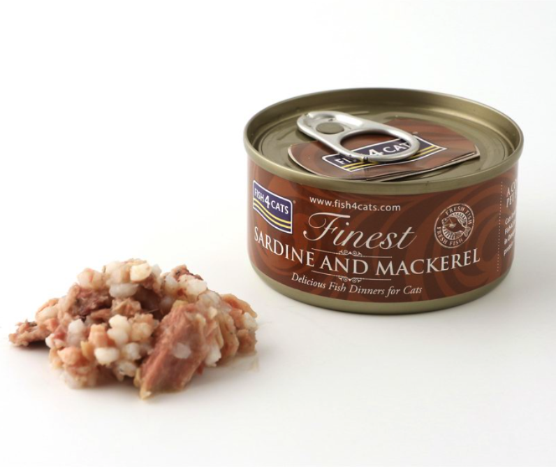 Fish4Cats 1 x 70 g Finest Sardina e Sgombro per Gatti
