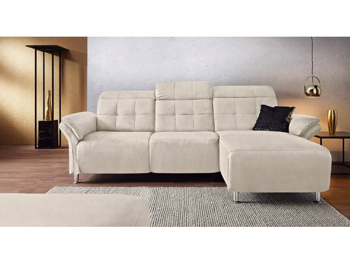Home affaire Ecksofa Manhattan L-Form, 2 Sitze mit elektrischer Relaxfunktion, verstellbare Armlehnen