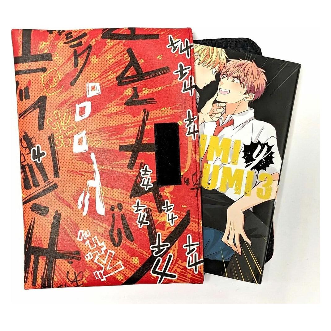 Uchiwa Etui De Protection Manga - Liseuse Kanjis Orange 24X22X3cm (SDTUCHUCH79123)