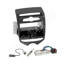 Autoradio 1-DIN Einbaurahmen Radioblende+Adapterkabel Einbauset für Hyundai i...