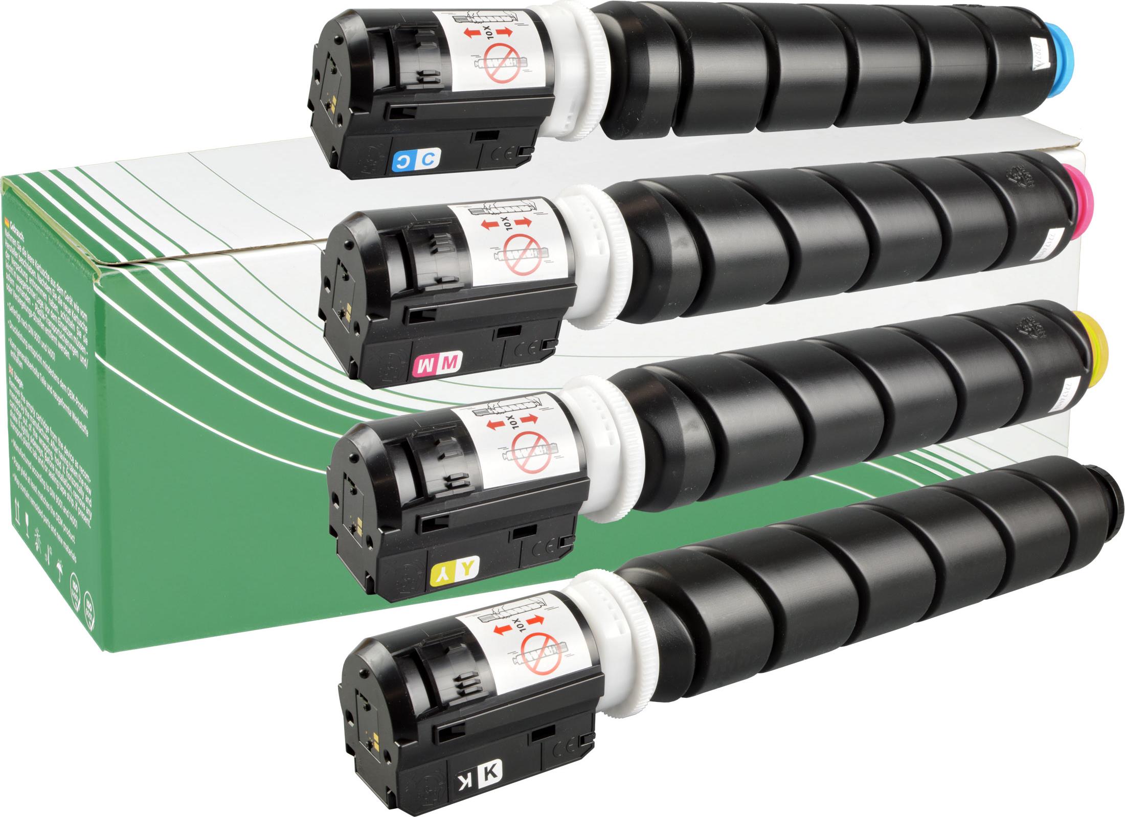 Toner kompatibel zu Canon C-EXV55 Mehrfarbig imageRUNNER Advance DX C3826i, Advance DX C3830i, Advance DX C3835i, Advance DX C3845i