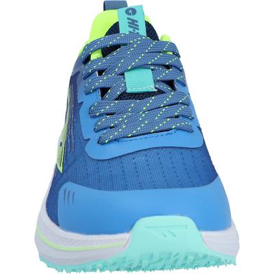 Sneaker HI-TEC "Hi-Tec-Schuhe Santorini Frauen", Damen, Gr. 40, Normalschaft, blau (estate blau, mondlichtblau, schattenlimette), WEICH GESTRICKTER MESH, Schuhe Sneaker