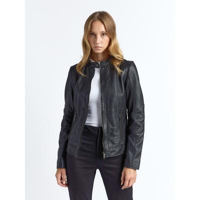 Lederjacke MAZE "Marcie", Damen, Gr. XS, schwarz, Obermaterial: 100% Lammleder. Futter: 100% Polyester, Jacken