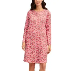 Calida Ornament Nights Long Sleeve Nightdress Rot Muster Baumwolle Large Damen