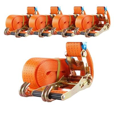 Baumarktplus 5x Profi Ratschen Spanngurt Spanngurte Zurrgurt 2-tlg 8m 4t 4to 4000kg TÜV/GS ORANGE