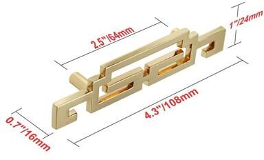 "Utopia Alley Steffi Pull Handle - Decorative Cabinet Drop Pull Handles for Cabinets, 2.5"" Center to Center"