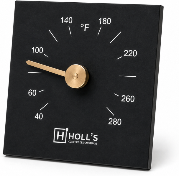 Accessoires Holl's - Onyxia Black - Sablier & Thermomètre