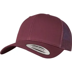 FLEXFIT Unisex Vintage Trucker Kappe Netz Cap 6606/6606T maroon one size