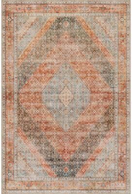 Nuloom Junali Medallion Washable Area Rug