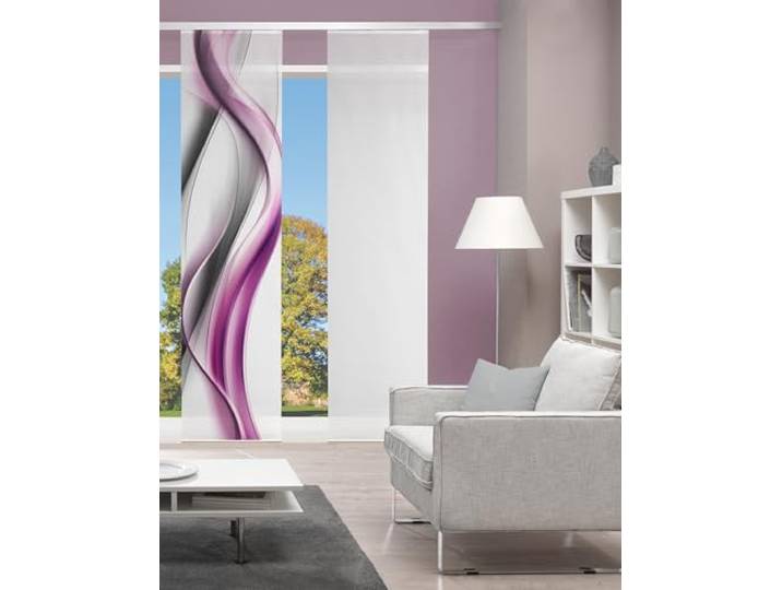 Vision S Rideau Coulissant Cara\, 260 x 60 cm\, Aspect Bambou\, Couleur : Rose\, Dimensions : 260 x 60 cm\, Nombre : 1
