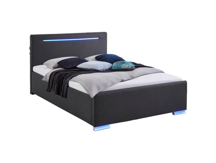 Boxxx Polsterbett, Schwarz, Kunststoff, 140x200 cm, Reach, Schlafzimmer, Betten, Polsterbetten