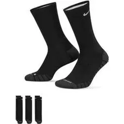 Nike, Unisex, Sportsocken, Dry Cushion Crew Training Socks 3 Pair (34 - 38), Weiss, Schwarz