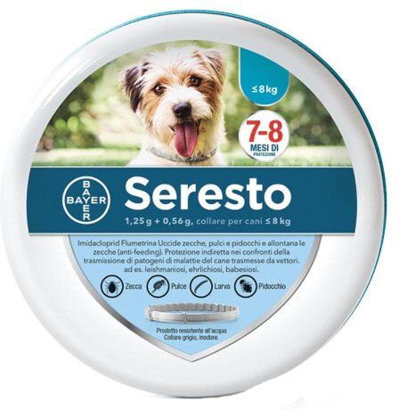 Bayer Seresto Collare Antiparassitario 1-8kg 38cm