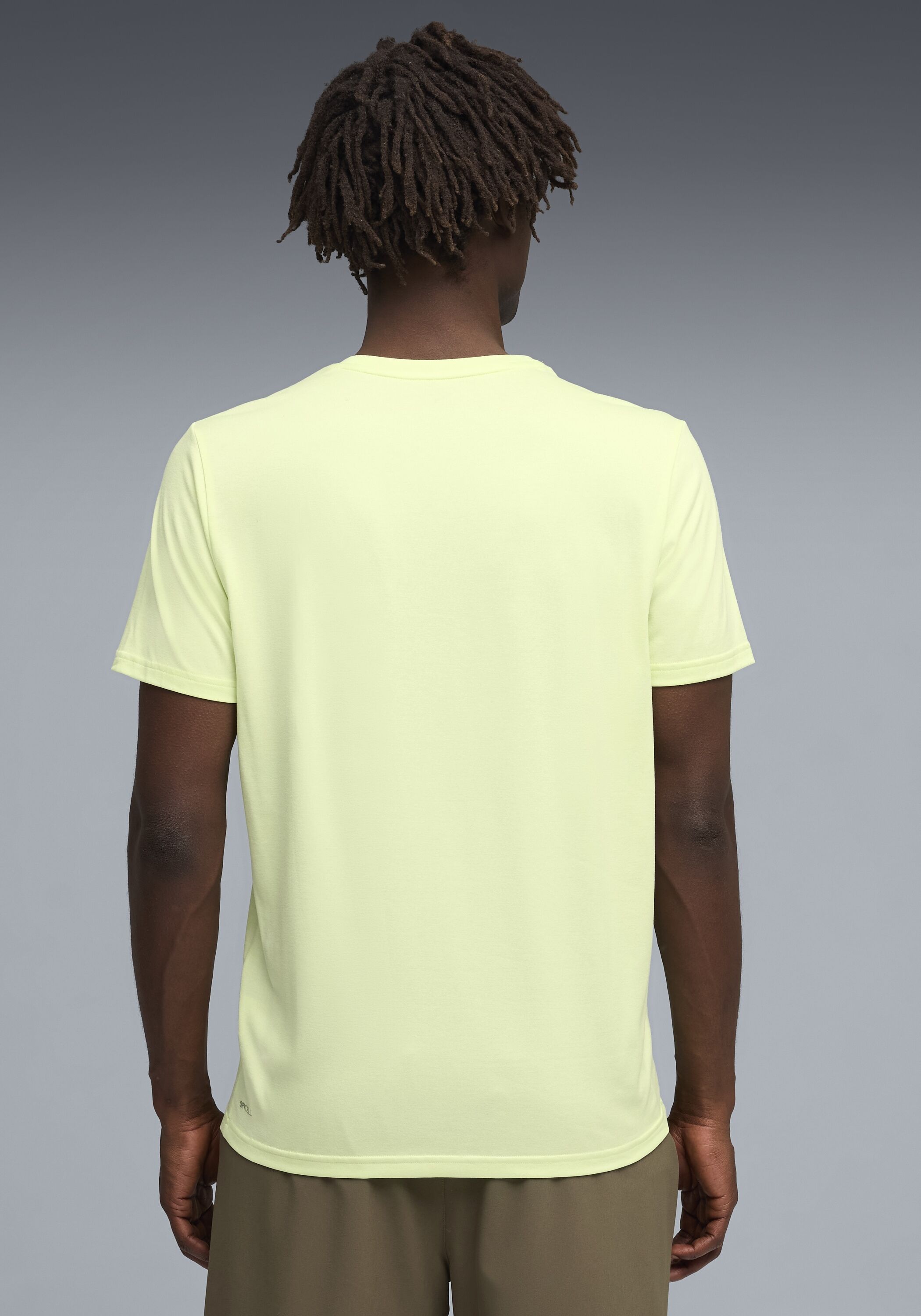 Trainingsshirt PUMA "M TAD ESSENTIALS HEATHER CAT TEE (CF SMALL CAT)", Herren, Gr. XXL, gelb (apple spritz heather), Jersey, Obermaterial: 100% Polyester, regular fit normal, Rundhals, Shirts Trainingsshirt, Basic-T-Shirt, Kurzarm, für Sportmode apple spr