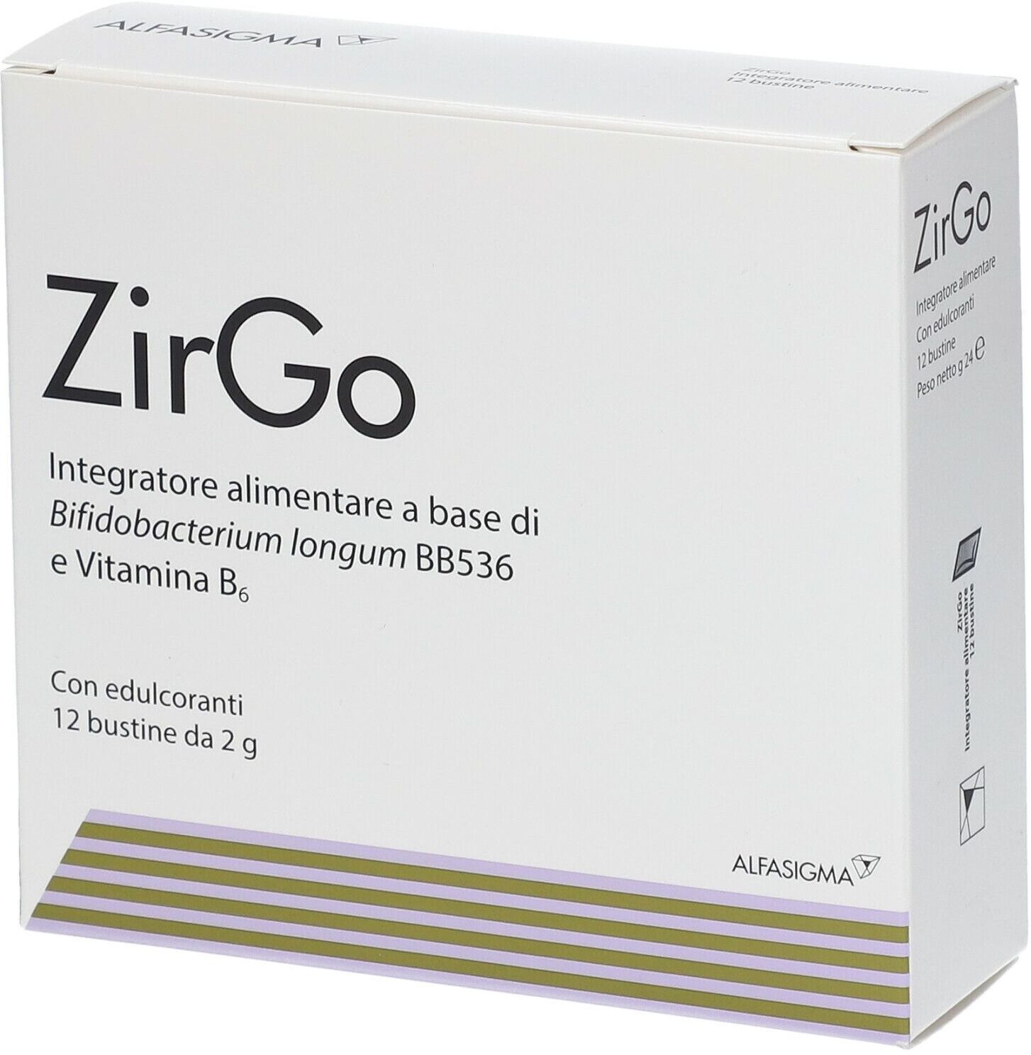 ALFASIGMA SpA ZirGo,12 Bustine da 2 g