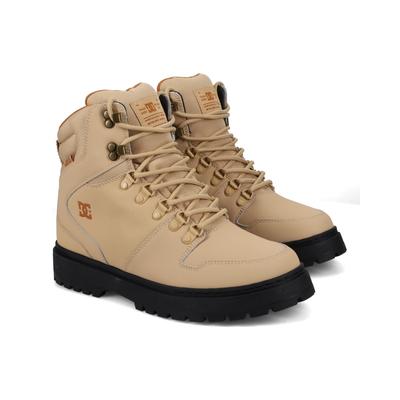 Stiefel DC SHOES "Peary Tr", Herren, Gr. 9,5(42,5), schwarz (tan, schwarz), Obermaterial: Leder (Kuh) / Futter: Textil / Außensohle: Gummi., Schuhe Stiefel