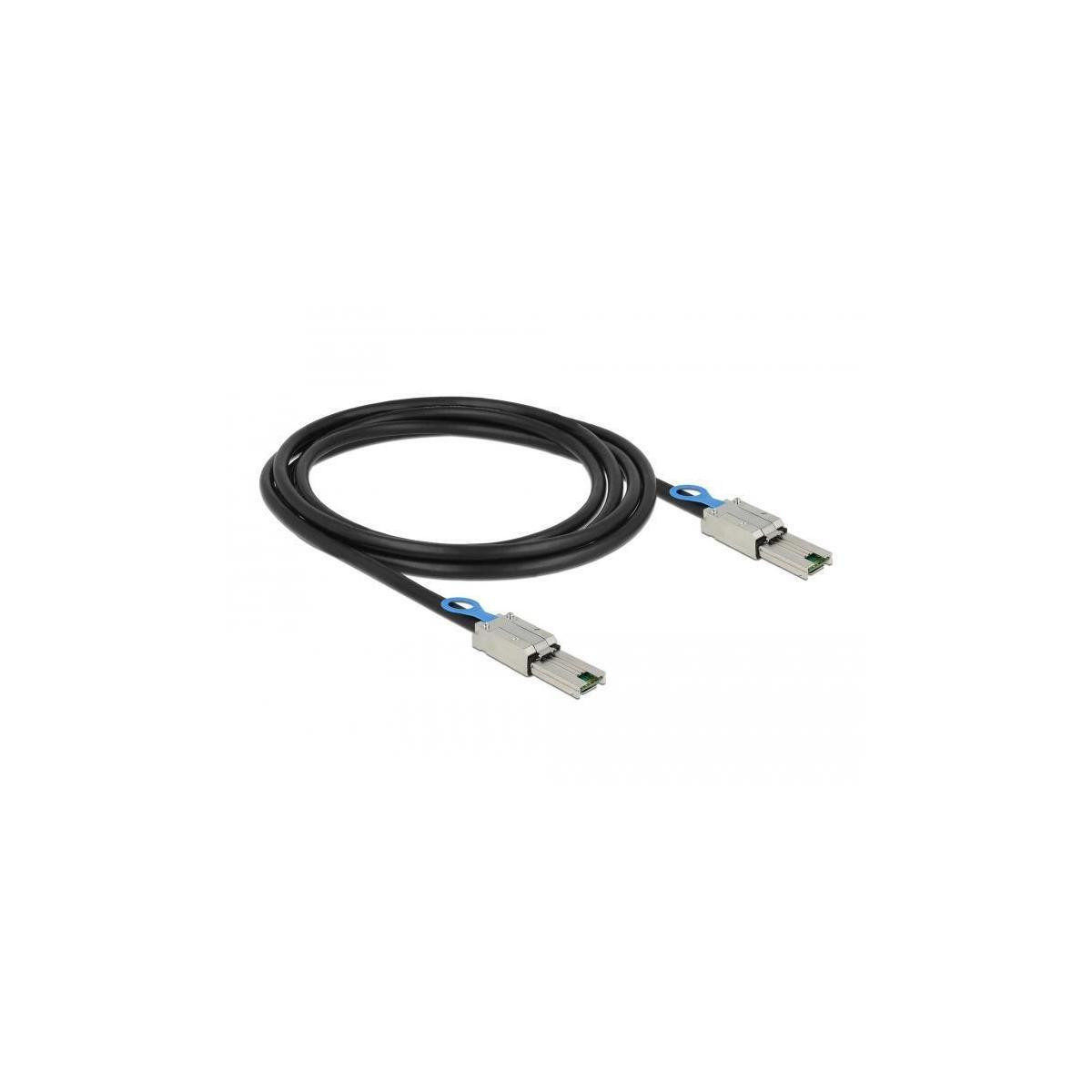 Delock Externe SAS-kabel SAS 6 Gbit/s 4x SFF-8088 naar 4x SFF-8088, 2 meter