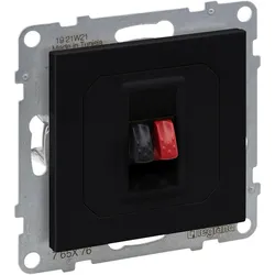 Legrand 765376 SEANO Lautsprecher-Anschluss 1-fach mit Federklemmen