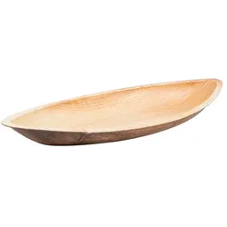 MONOUSO - Palmblatt Fingerfood-Schale 30x13x5,5cm (25 Stück)
