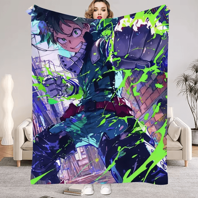Inspire Curations My Hero Academia Anime Flannel Throw Blanket 6 75x100cm
