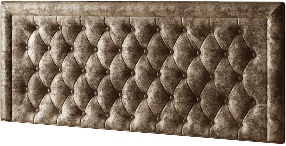 Rosdorf Park Scarborough Upholstered Headboard Truffle Kingsize (5')