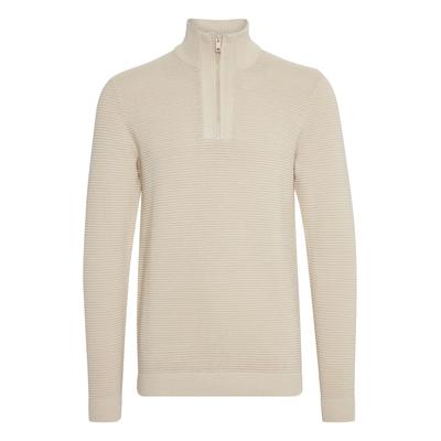 Strickpullover SOLID "Strickjacke SDNick", Herren, Gr. XXL, beige (oatmeal), Obermaterial: 100% Baumwolle CO., Strickjacken Strickpullover