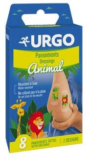 URGO Tattoo Animal Pensos 8 unidades