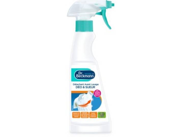 Dr Beckmann - Détachant Textile Spray Avant-Lavage Déodorant & Sueur 250ml