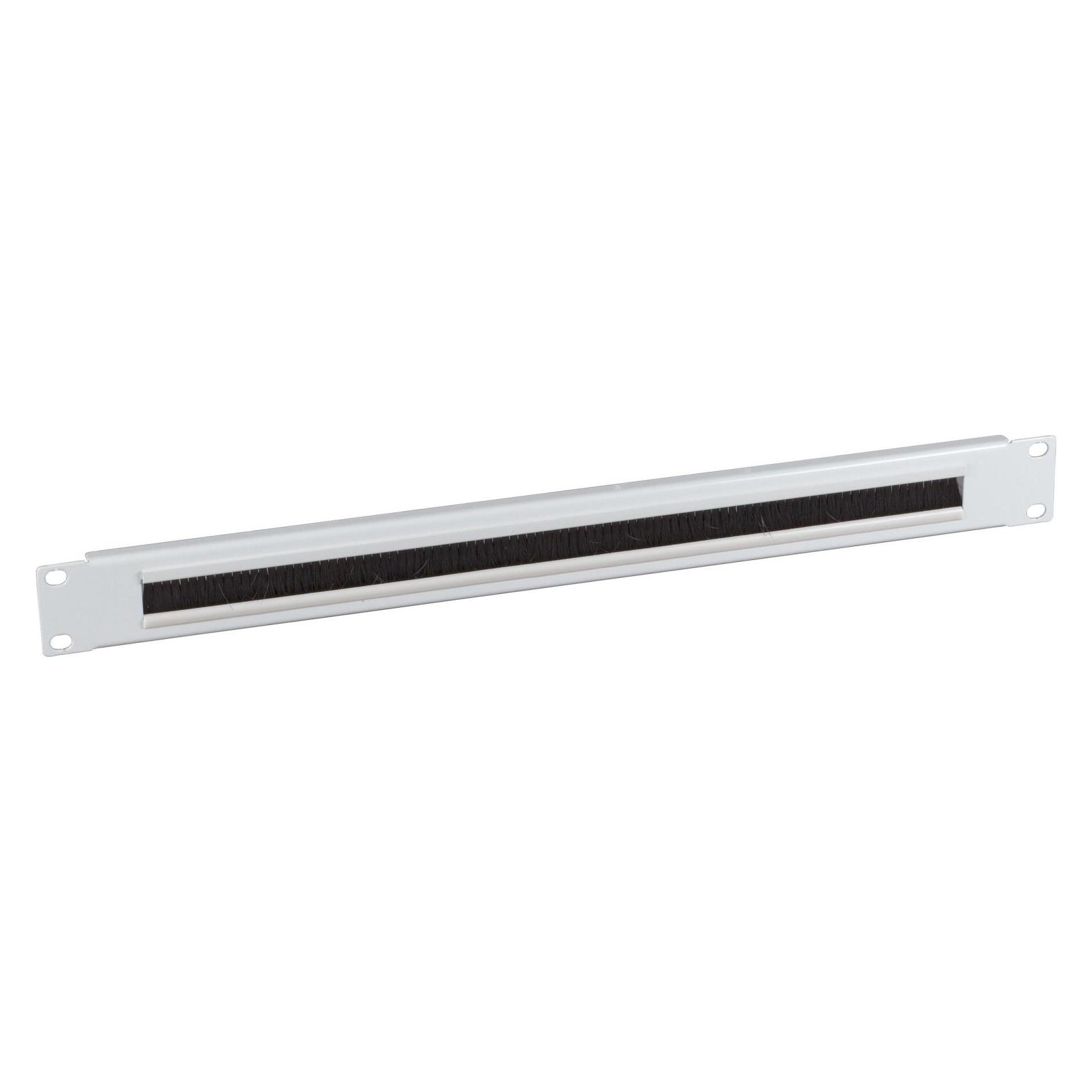 EFB Elektronik 19" 1HE Kabeldurchführung mit Bürstenleiste, RAL9005 Bürstenausbruch 390 x 30 mmMaterial StahlblechL (699993NTSV2)