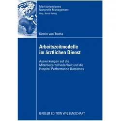 Arbeitszeitmodelle im ärztlichen Dienst, Fachbücher von Kirstin von Trotha