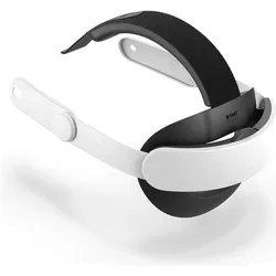 KIWI design K4 Komfort Kopfband für Meta Quest 3 / 3S, Zubehör VR + AR, Schwarz, Weiss
