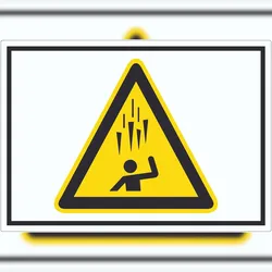 HB-Druck Achtung Eiszapfen Symbol Aufkleber A7 (74x105mm)