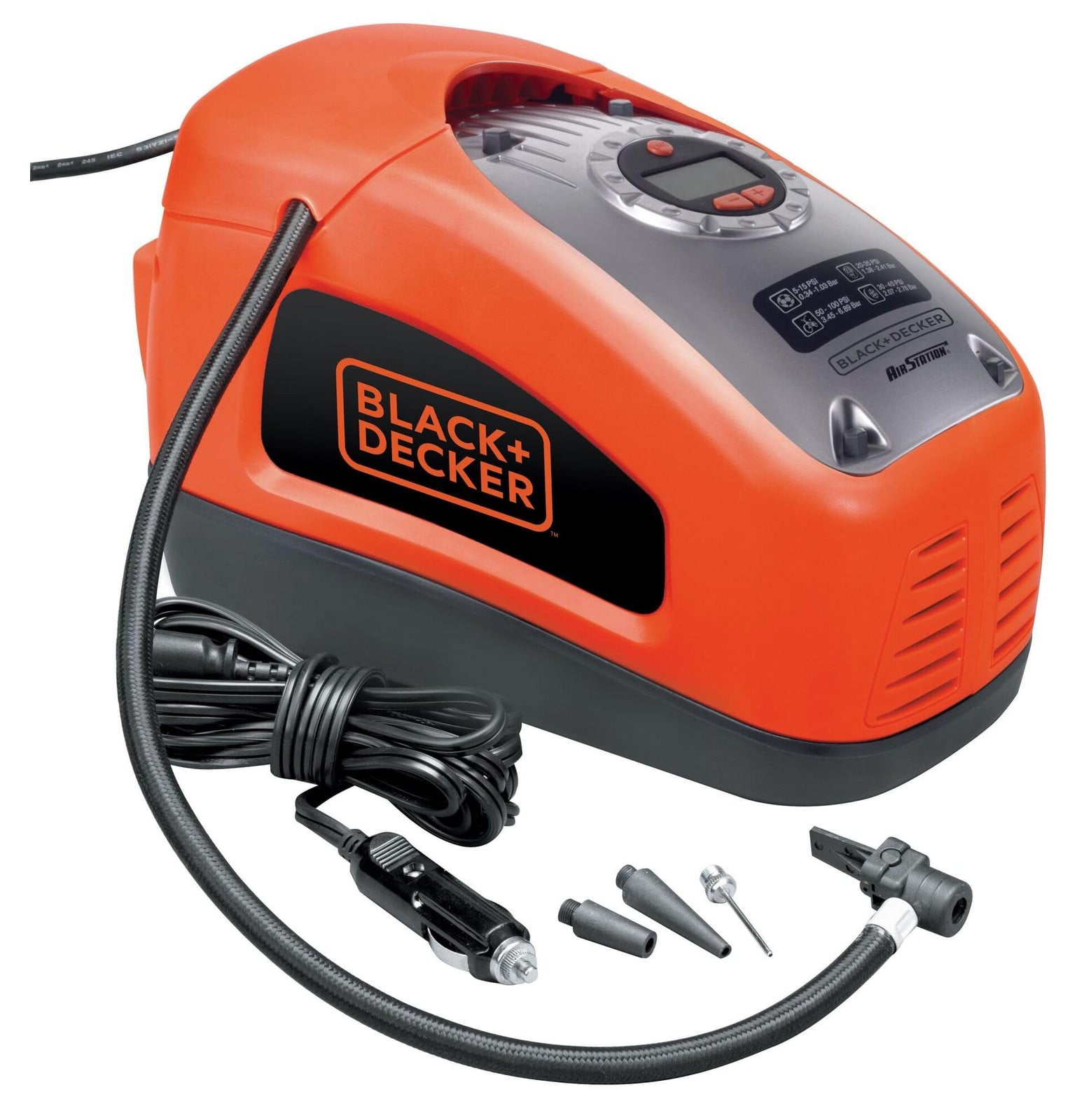 Black & Decker ASI300-QS Kompressor - Zwart