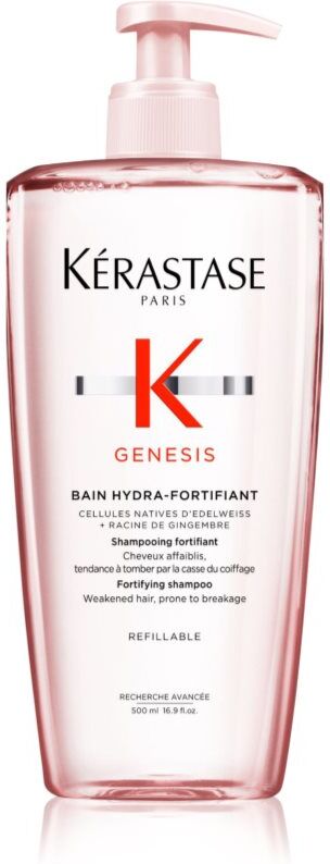 Kérastase Genesis Bain Hydra-Fortifiant Stärkendes Shampoo für schwaches Haar mit Neigung zu Haarausfall 500 ml