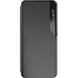 Avizar Klappetui für Galaxy A27 Zweimaterial-Design mit Standfunktion (Samsung Galaxy A27), Smartphone Hülle, Schwarz