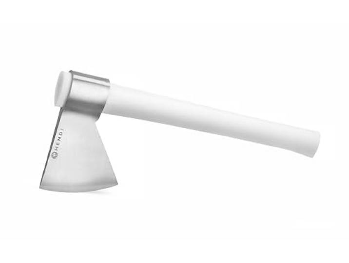HENDI Hackmesser, Hackbeil, Fleischermesser, für den professionellen Umgang mit Fleisch, (L)455mm, Edelstahl, PE