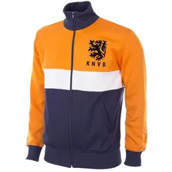 Copa Football, Herren, Laufjacke, Holland Niederlande 1983 Retro Jacke (S), Orange, Blau, S