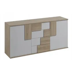 SIDEBOARD ESTRADA 181/85/45 cm mit 4 Schubladen 2 Türen Sonoma Eiche