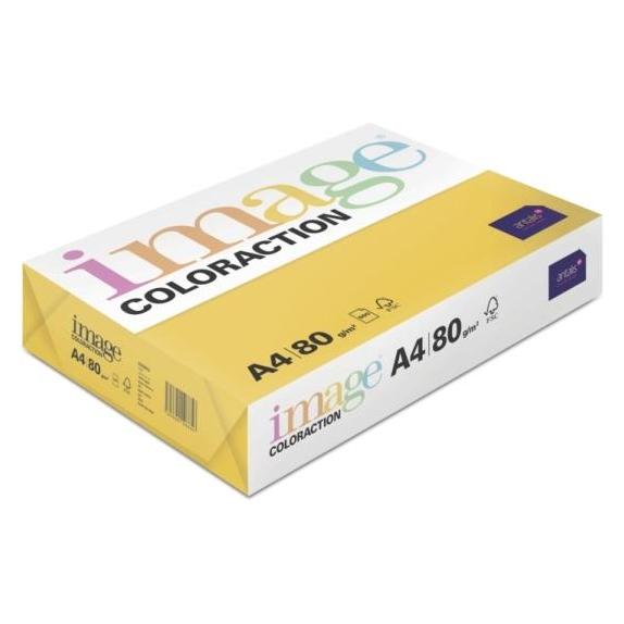 Image Kopipapir Coloraction A4 80g Hawaii Gold - (500 ark pr. pakke) (A4, 500 Blätter, 80 g/m²) (3597320000812)