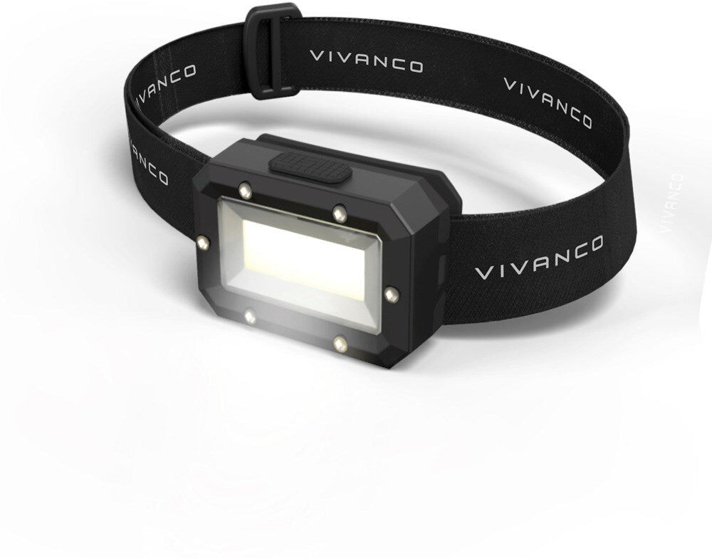 Vivanco Pandelampe 3W 120lm - Sort