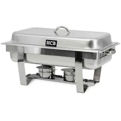 HCB Chafing dish - 2 x 1/2 GN - Edelstahl