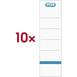 Elba Ordnerrücken-Etiketten »Smart Pro« 400039636 zum Einstecken weiß, 8 cm