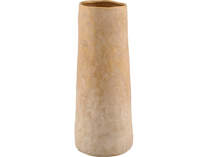 Tischvase CREATIV HOME Vase , beige (braun), H:29cm Ø:12cm, Keramik, Vasen, Tischvase, mit Farbverlauf