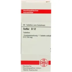 SULFUR D 12 80 St Tabletten