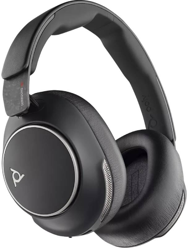 Poly Voyager Surround 80 UC Casque sans-fil Bluetooth compatible tous softphones, sans perche micro et avec ANC.