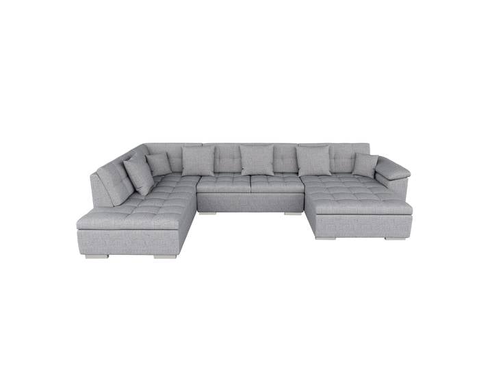 Ecksofa ARIA rechts grau