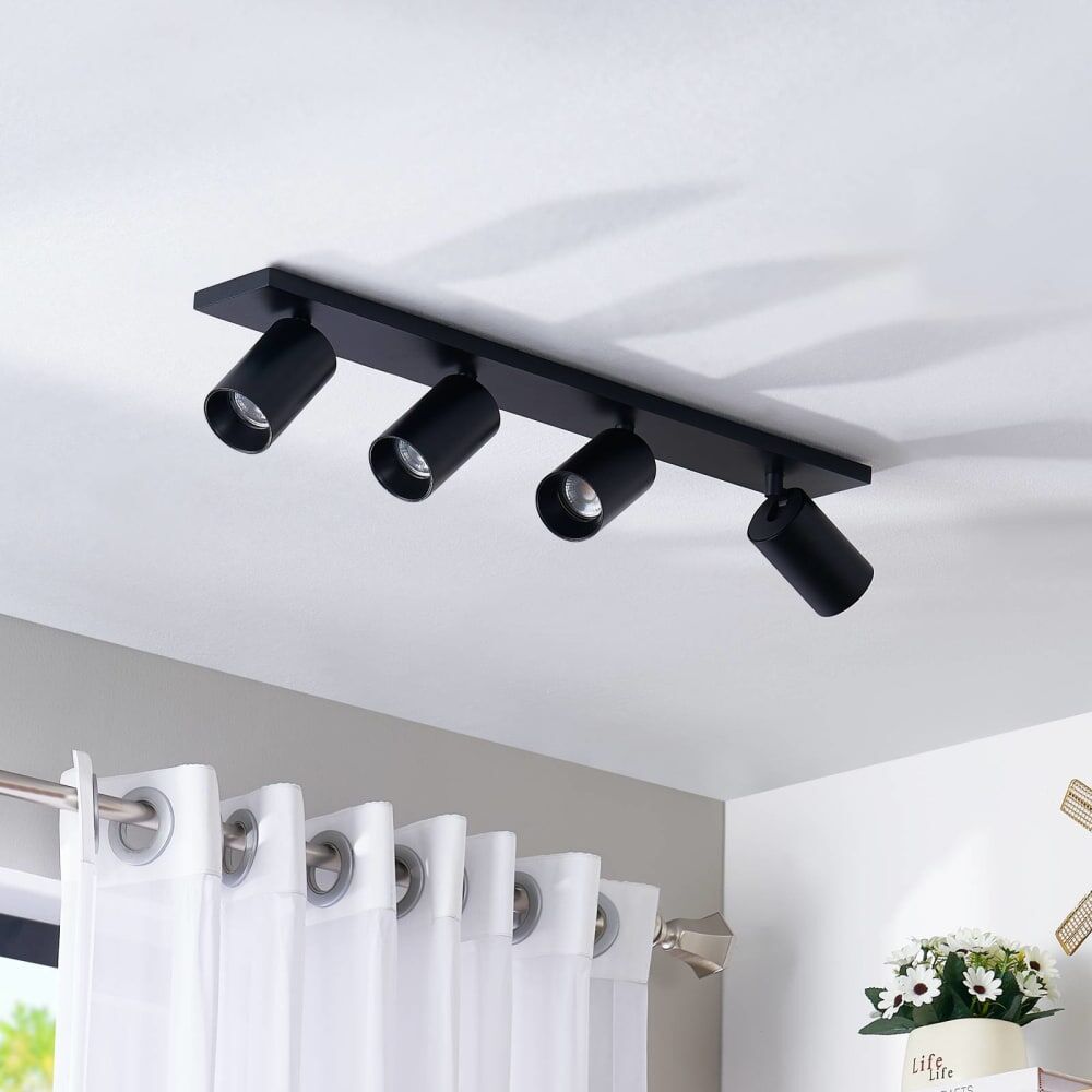 Arcchio Foco de aluminio negro