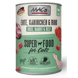 MAC ́s CAT Ente/Kaninchen/Rind 6x400 g